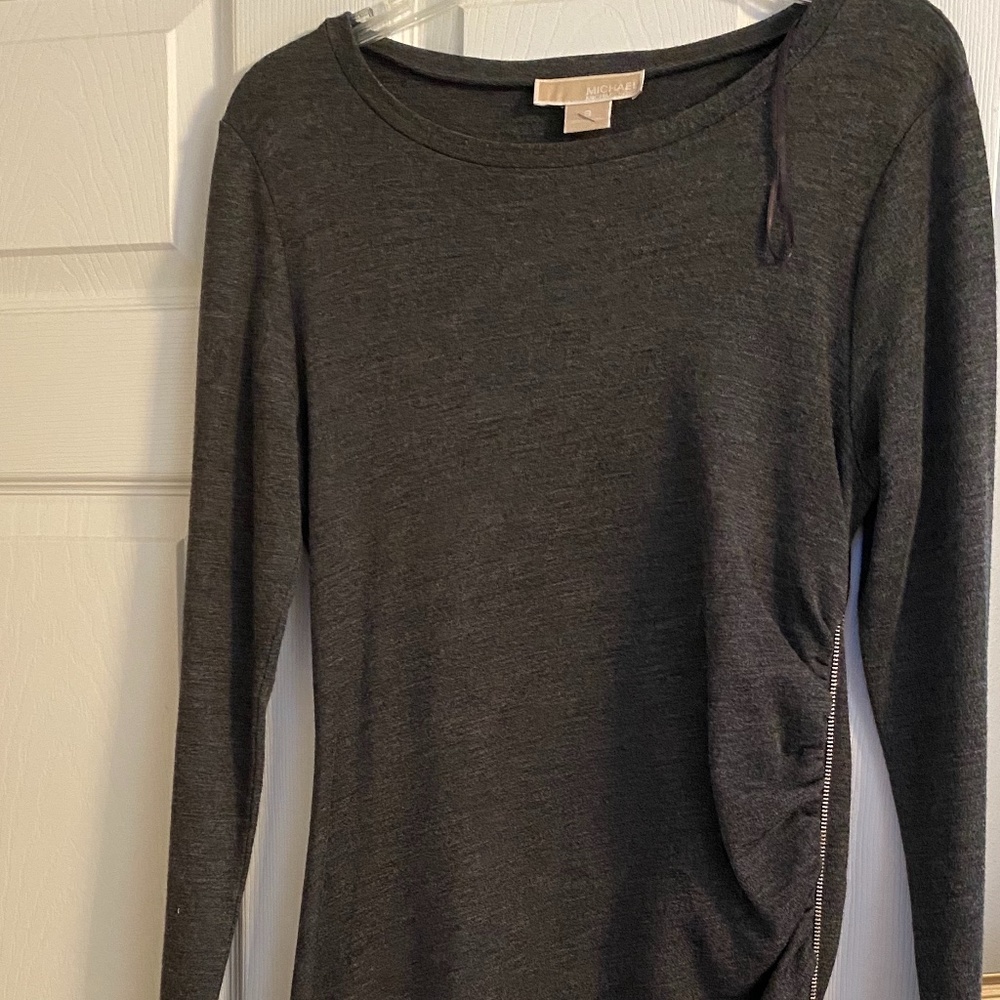 Michael Kors Side Zip long sleeve dress